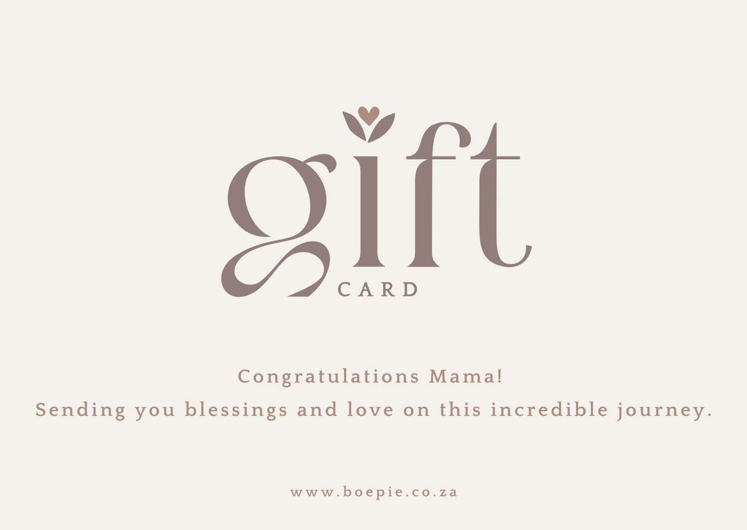 Boepie &amp; Co Gift Card